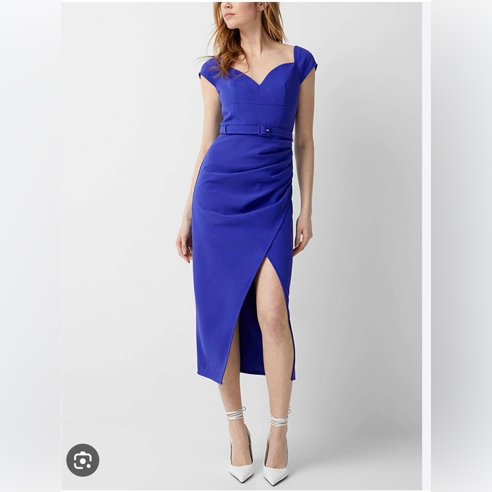 New with tags !! Self-Portrait sweetheart-neck midi-dress size 4